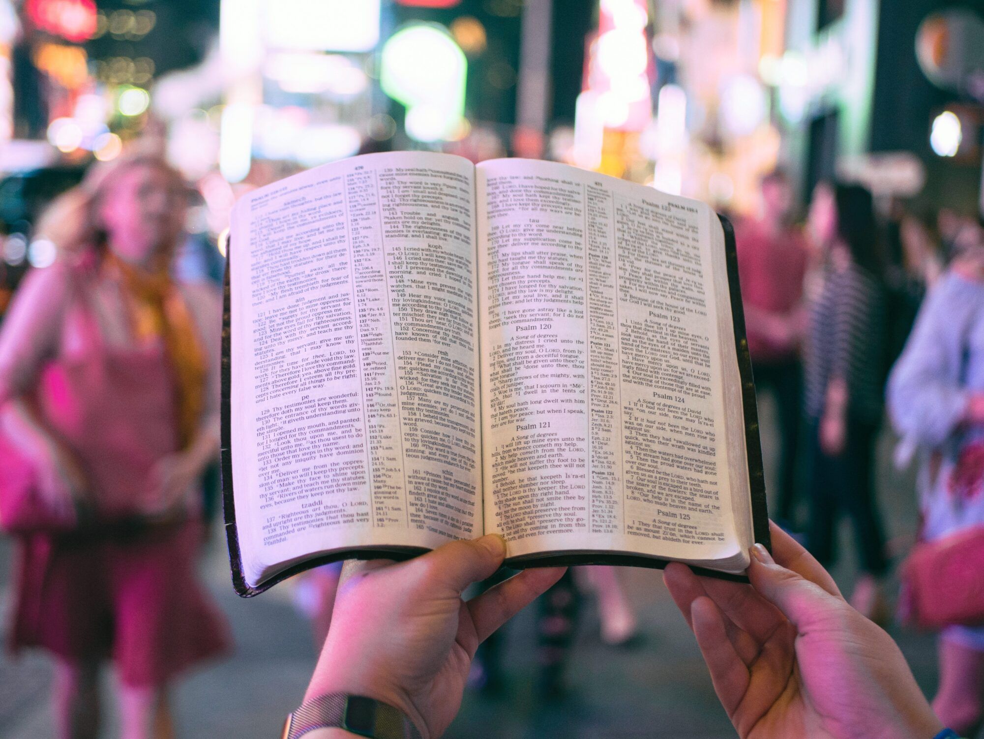 aaron burden Bible unsplash scaled