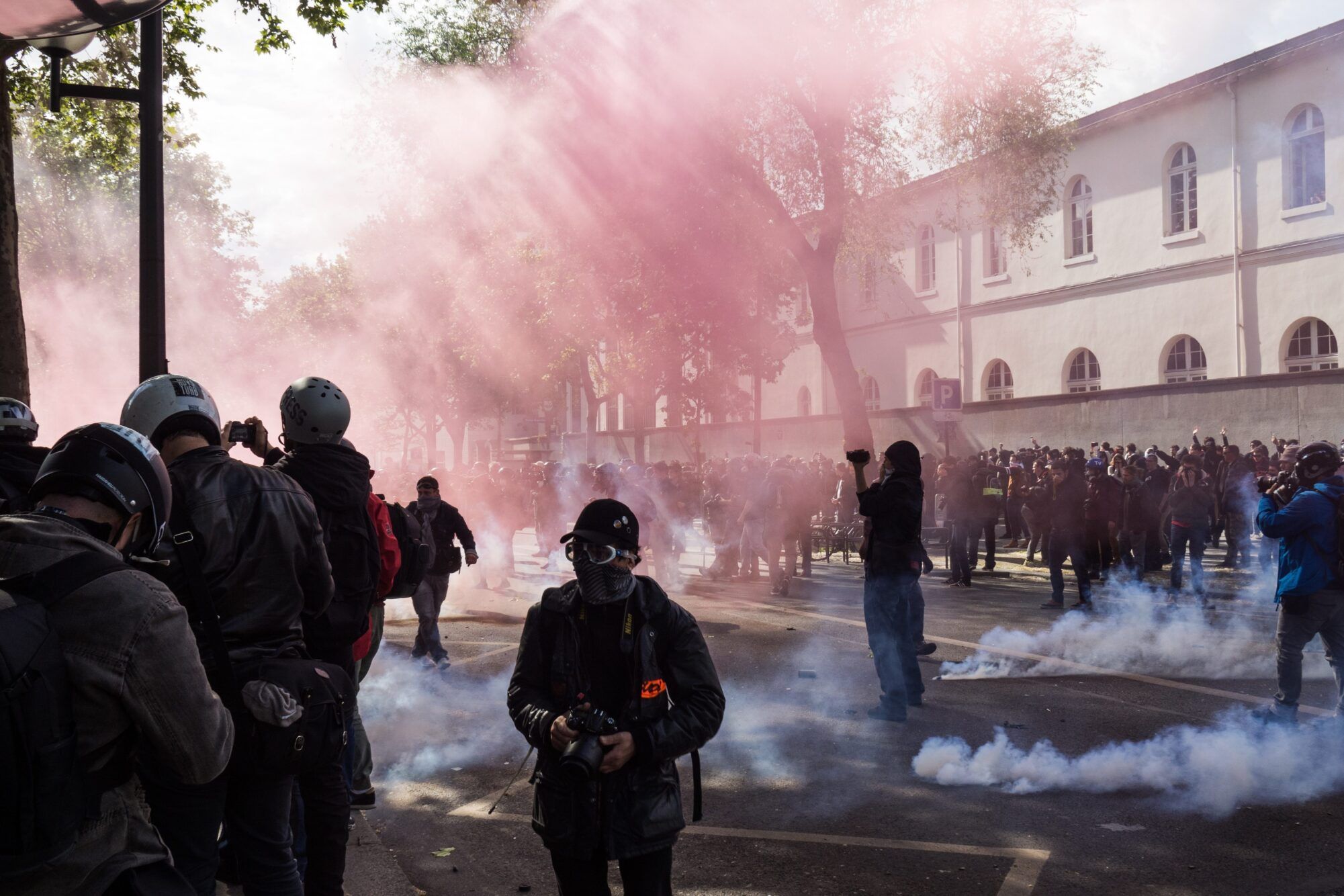 damien checoury France protest unsplash scaled