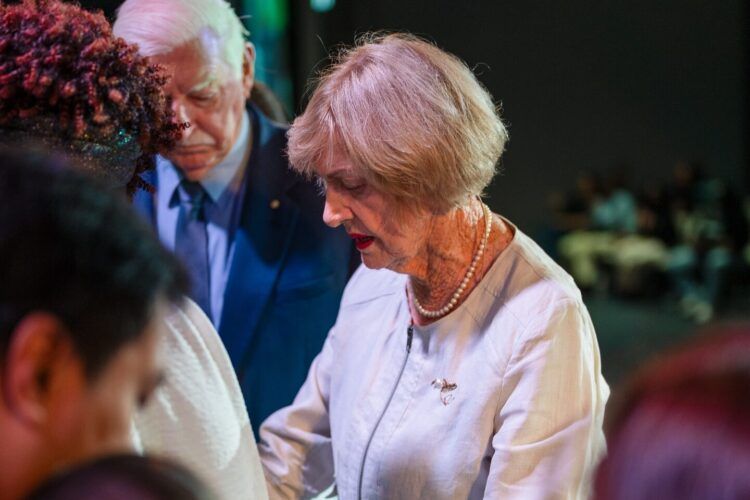 Margaret Court Praying