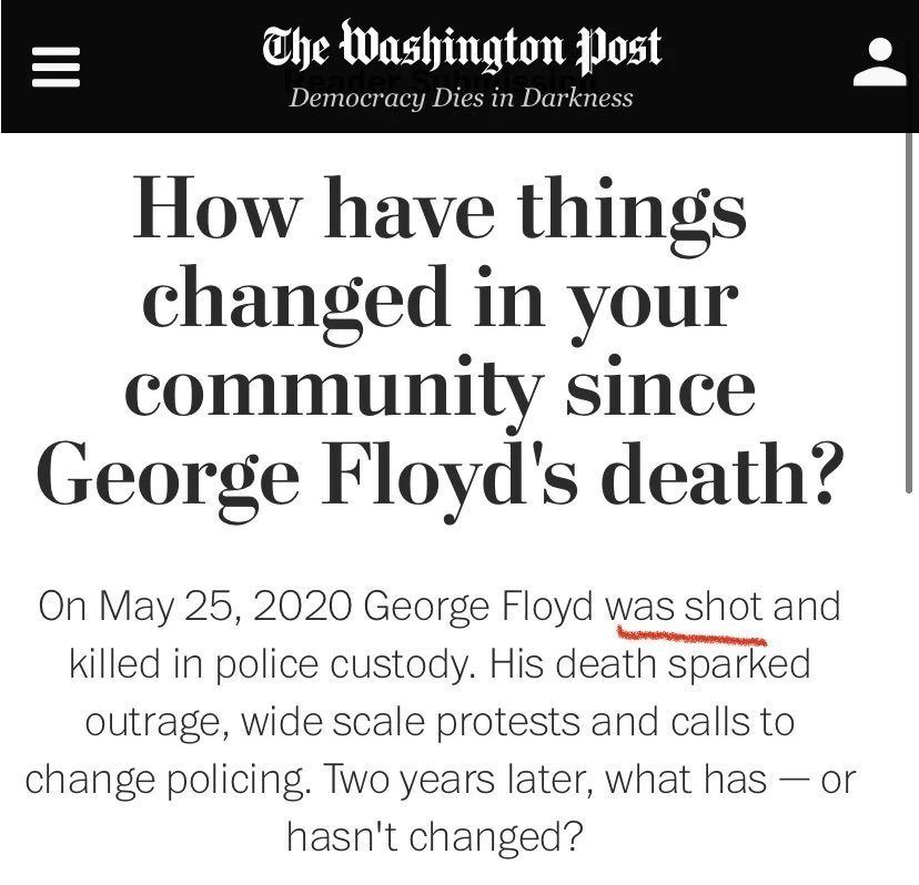 Washington Post - George Floyd