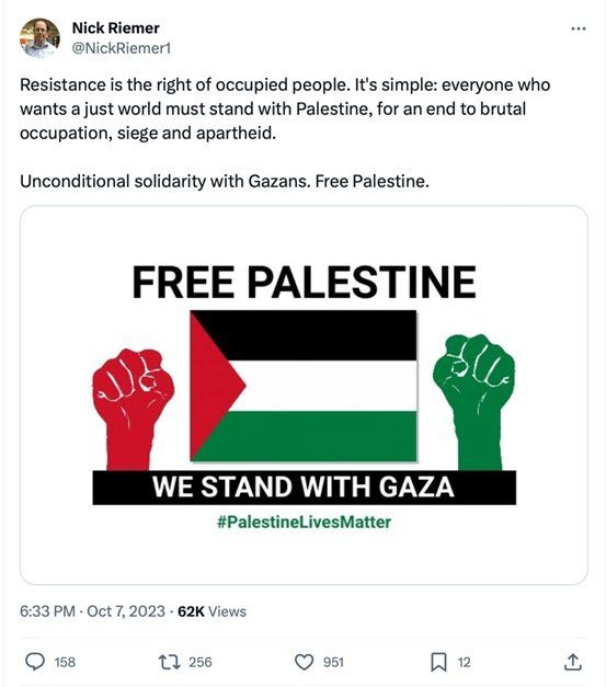 Reimer-Palestine-tweet