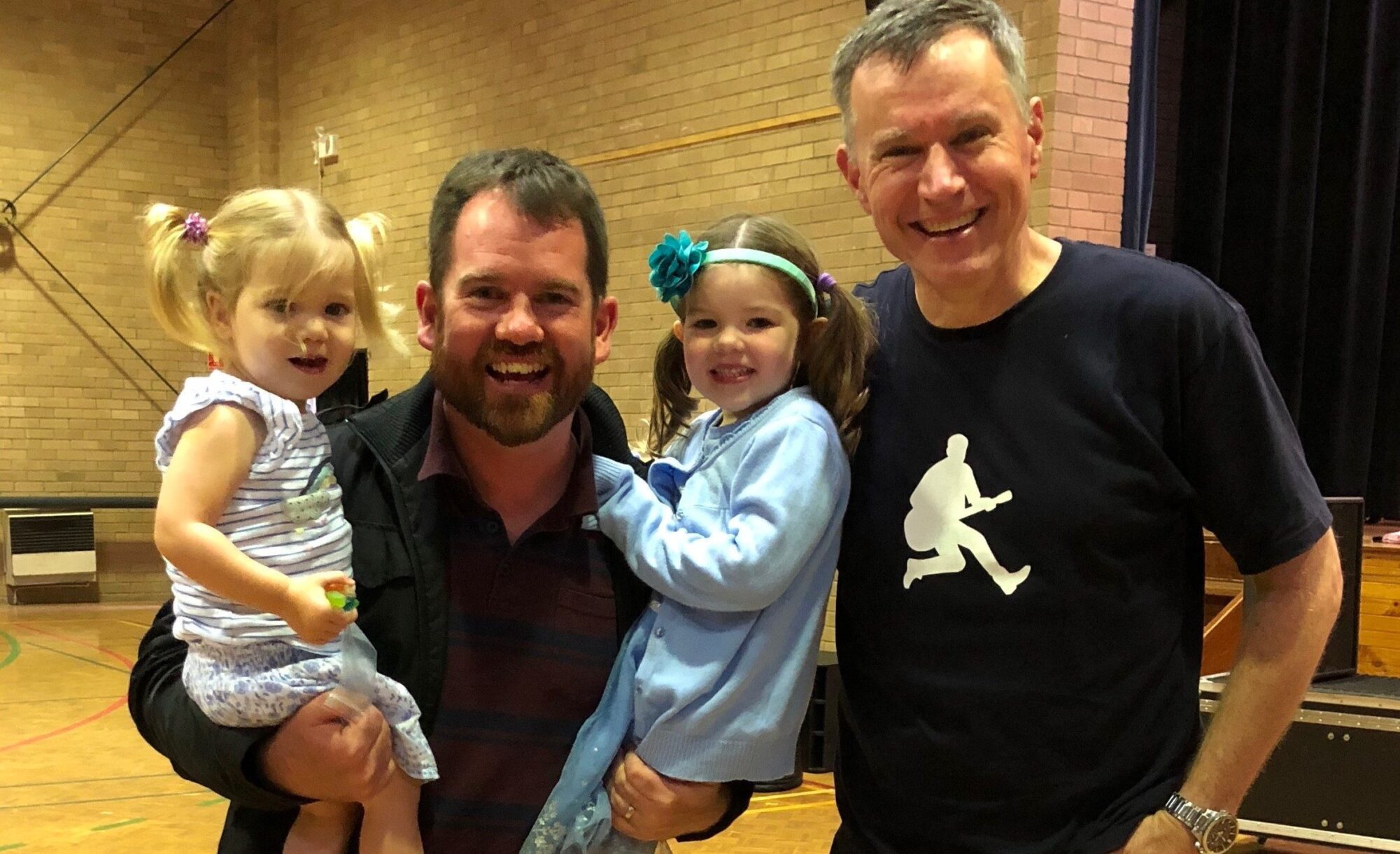 Nat and daughters with Colin Buchanan - Stick Together