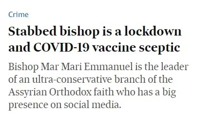 stabbed bishop