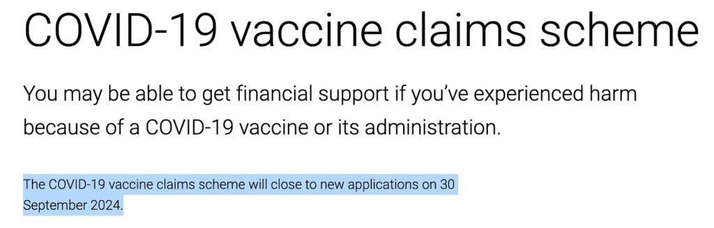 Covid vaccine claims scheme