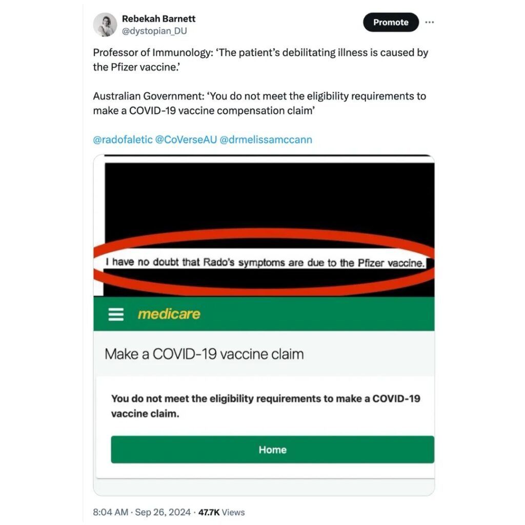 no doubt vaccine injury