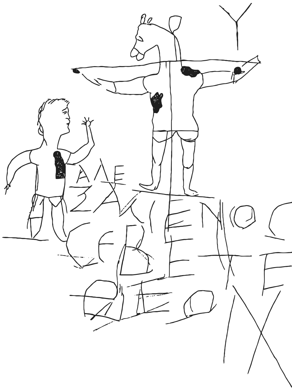 The Alexamenos graffito