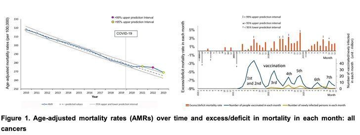 Excess Cancer Mortality after mRNA-Lipid Nanoparticle SARS-CoV-2 Vaccination in Japan: Observation until 2023, Gibo et al., 2025).