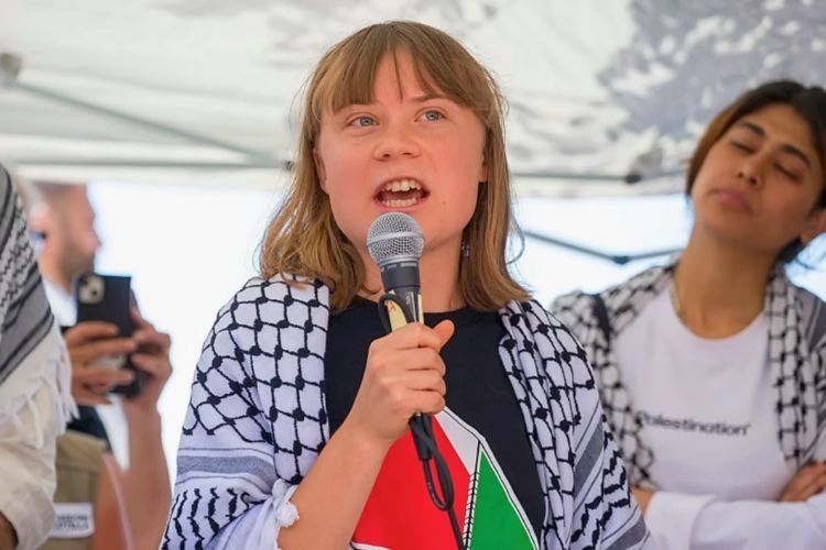 Greta Thunberg Gaza
