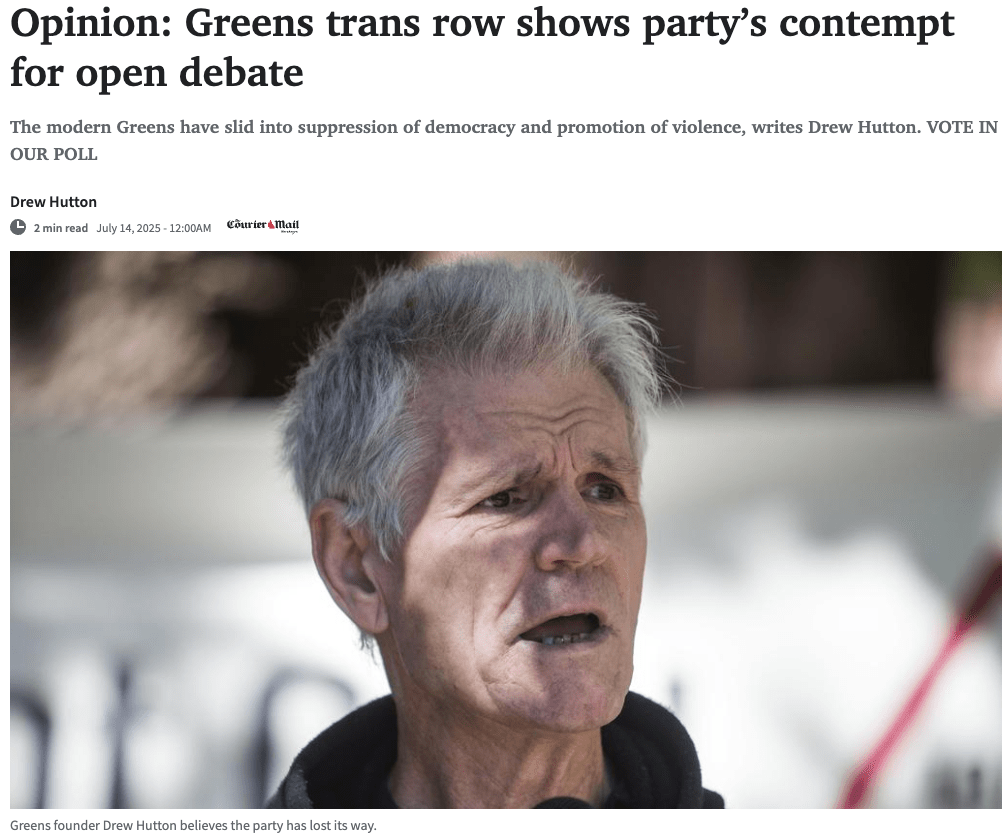 Drew Hutton Courier Mail
