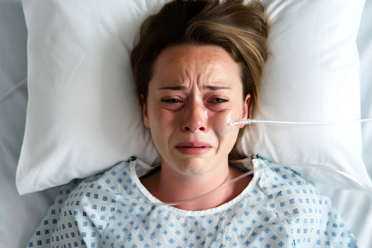 Grieving Mother Unborn