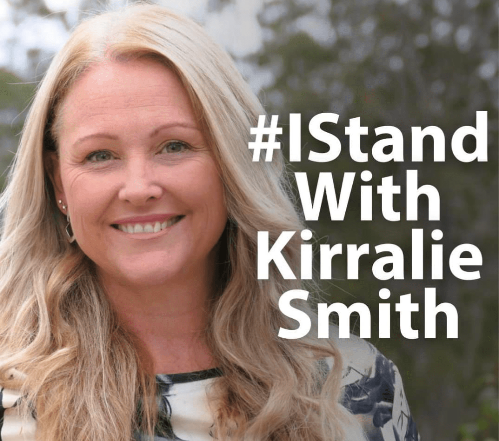 Stand With Kirralie Smith