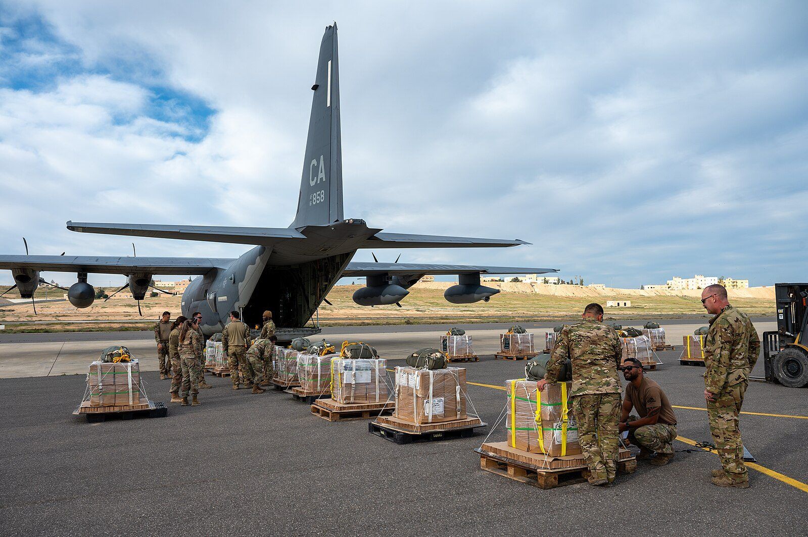 aid through Israel