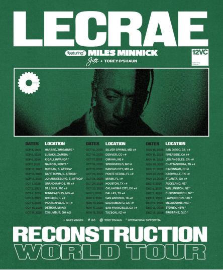Lecrae's 2025 Reconstruction Tour