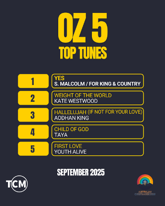 OZ Top Tunes August 2025
