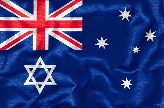 Australian Flag Star of David