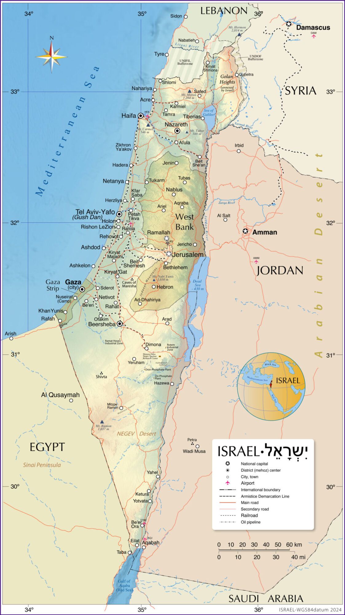 Israel-map-2024