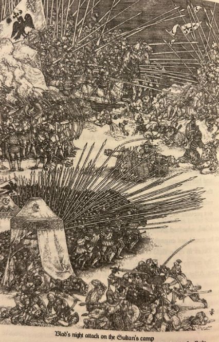 Vlad III attack on Sultan's camp