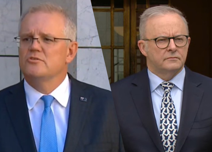 Scott Morrison vs Anthony Albanese