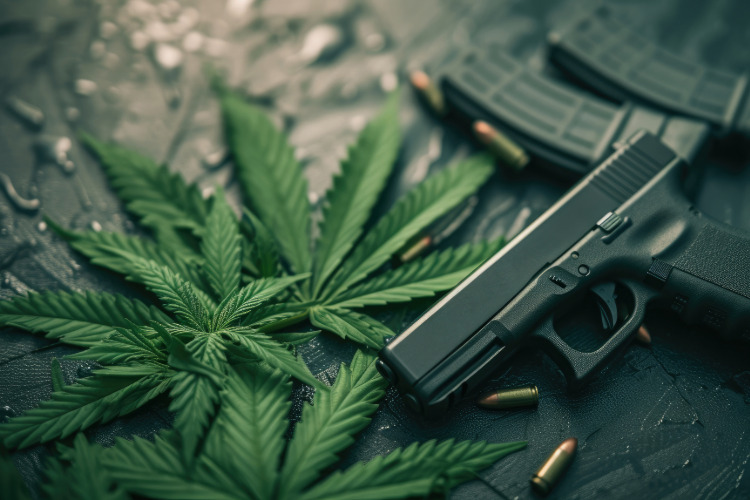 cannabis and gun adobe