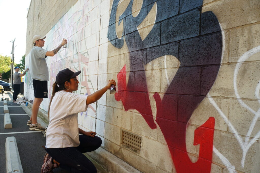 Legal street art is a big part of Krosswerdz and initiatives like #blessedpiecemakers point the scene straight to the Gospel.