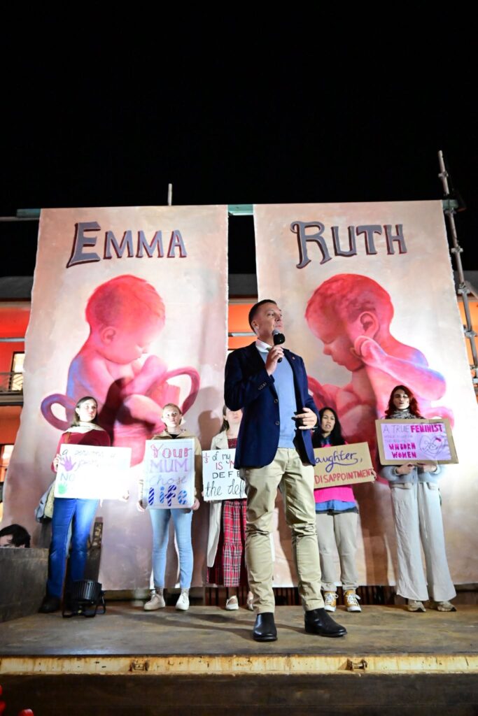 pro-life rally against sex-selective abortions