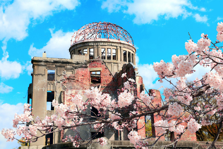 Hiroshima atom bomb dome Adobe