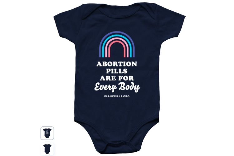 Pro-Abortion Group Sells 'Abortion Pills Are for Everybody' Baby Onesies