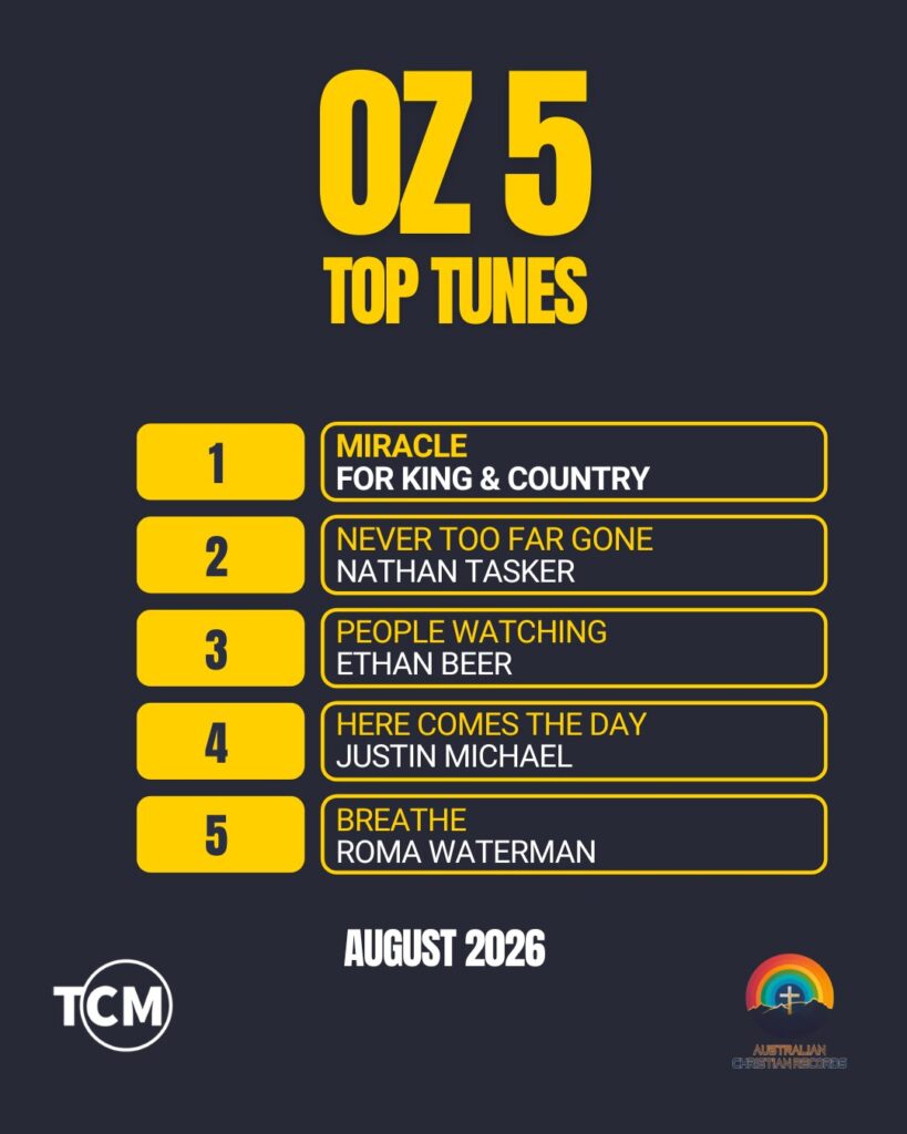 August 2026 OZ 5 Top Tunes