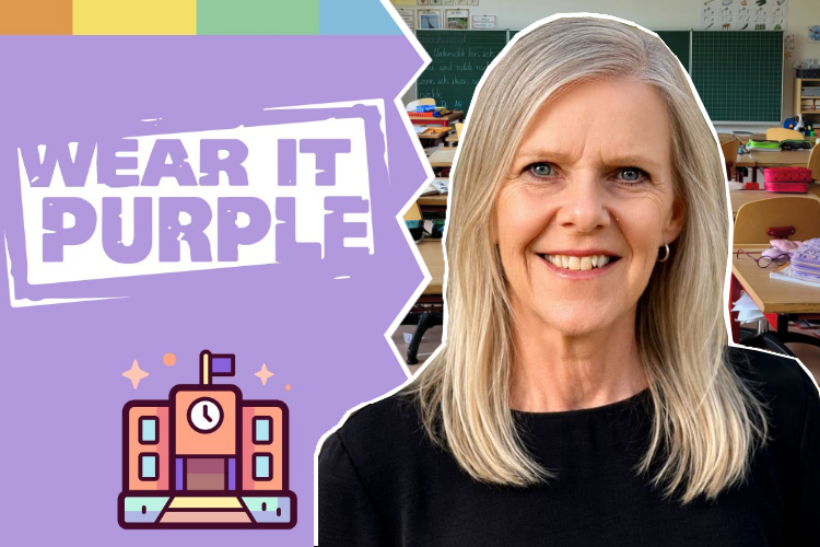 Janelle Rowe Wear It Purple Day